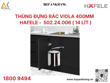 Thùng rác gắn cánh lắp âm cửa Hafele Viola 14 lít 502.24.006